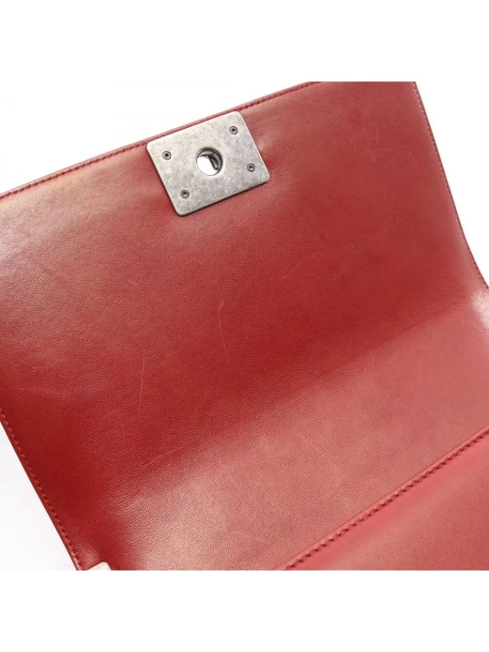 Chanel Shoulder Bag Boy Bordeaux Lambskin Boy Chain